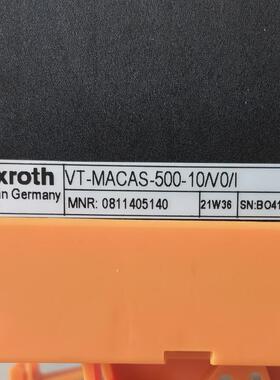 0811405140 VT-MACAS-500-10/V0/I # Rexroth//力士乐