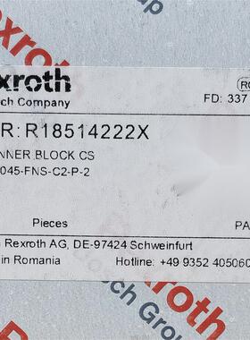 R18514222X # Rexroth//力士乐，滚柱滑块