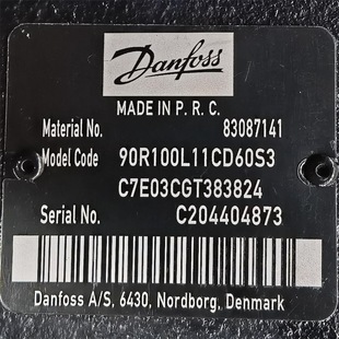 丹佛斯 Danfoss 83087141 90R100L11CD60S3C7E03CGT383824