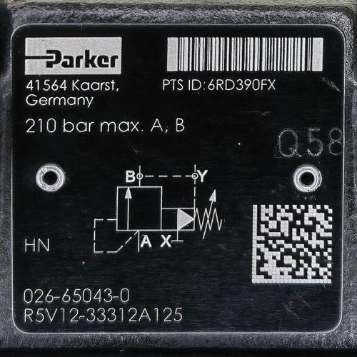 026-65043-0 R5V12-33312A125 # Parker//派克，液压阀