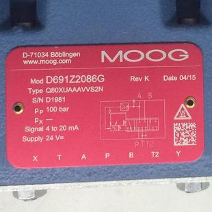 穆格 MOOG 比例伺服阀 Q80XUAAAVVS2N D691Z2086G