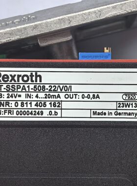 0811405162 VT-SSPA1-508-22/V0/I # Rexroth//力士乐