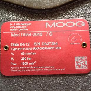 R18A1 RKP063KM28C1Z00 D954 穆格 MOOG 液压泵 2045