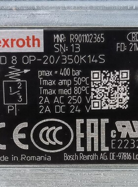 R901102365 HED8OP-20/350K14S # Rexroth//力士乐