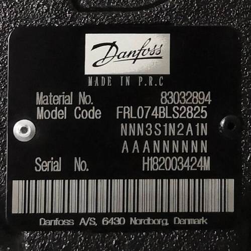 FRL074BLS2825NNN3S1N2A1NAAANNNNNN # Danfoss//丹佛斯 ，液压泵