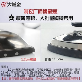 J81工业电加热蒸汽熨斗服装厂专用全蒸汽电熨斗工业锅炉熨斗烫斗