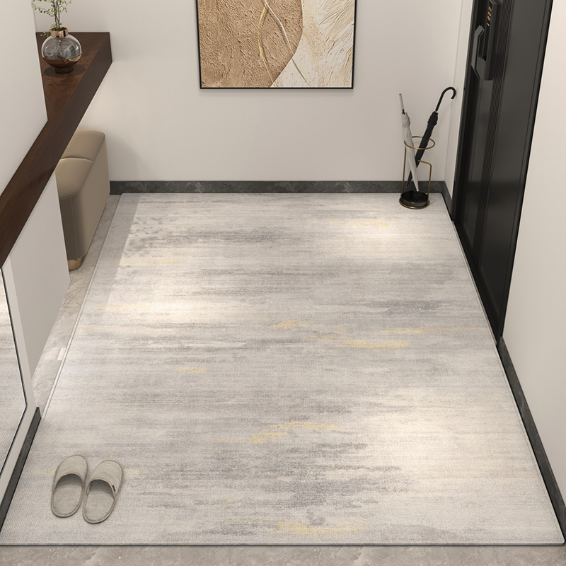 高端入户门地垫进门门垫家用奶油风客厅地毯玄关脚踏垫可裁剪垫子