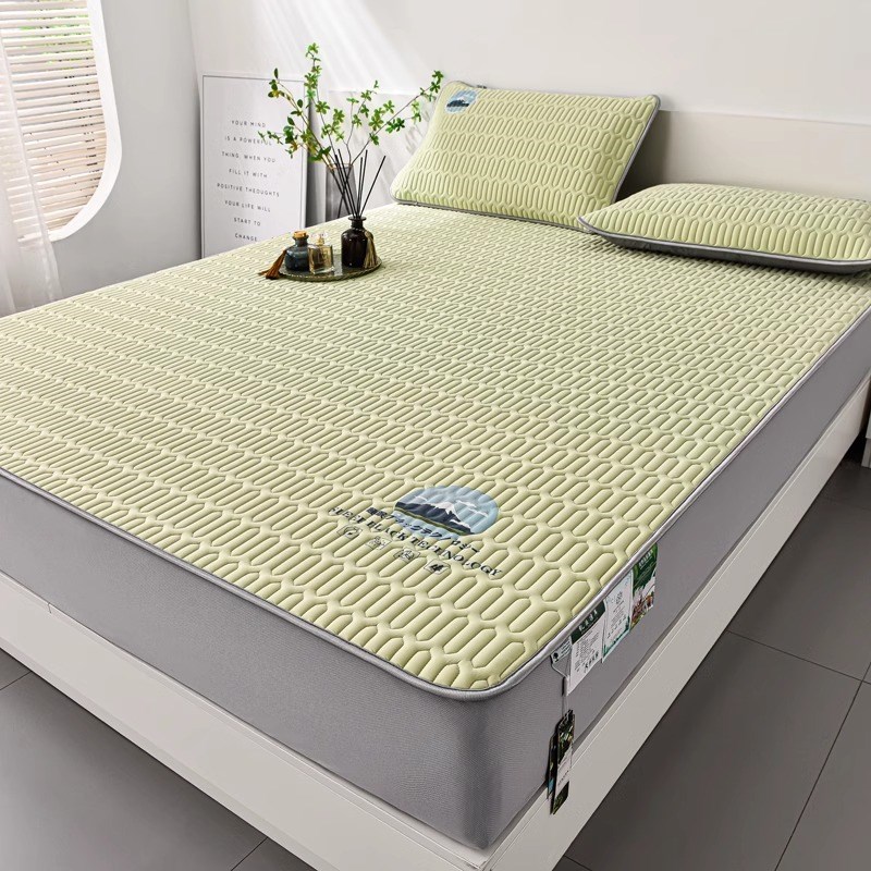 2024新款夏天乳胶凉席三件套夏季冰丝床单垫床笠可水洗空调软席子