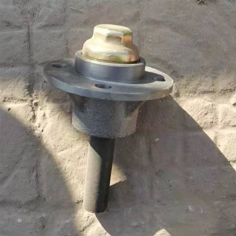 马车轴头4孔工地工厂改装拖车板车电动三轮轮毂轴头适配70孔