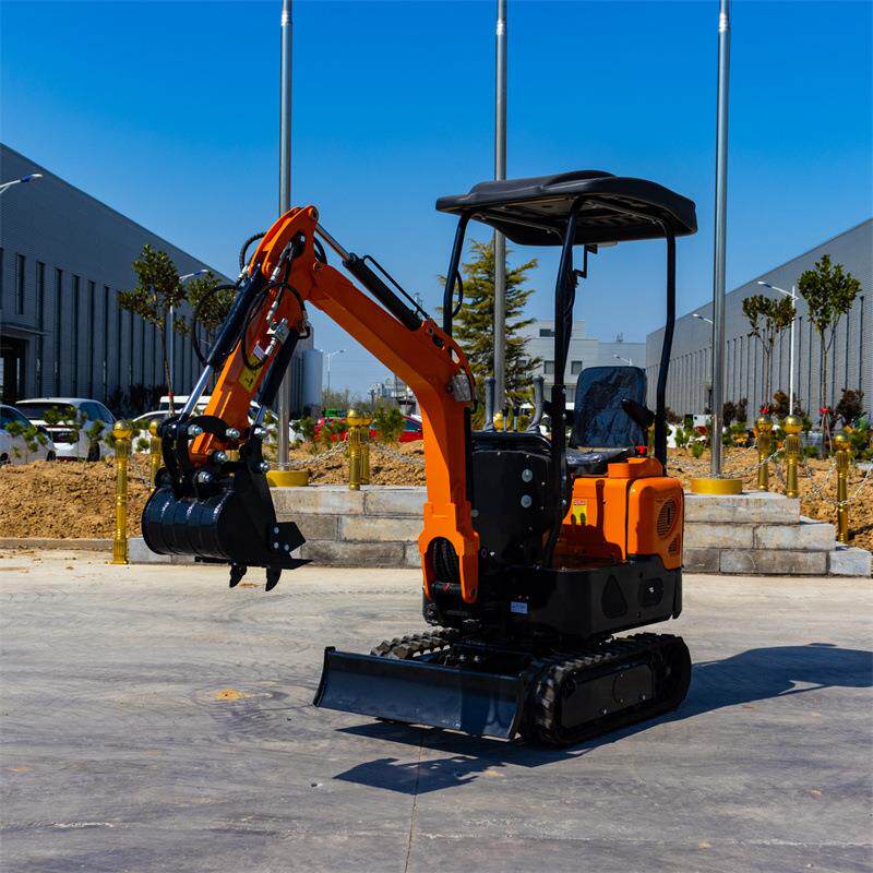 HT10型液压挖建掘机 筑HT10农用小型微挖工机 1000kg挖掘机价地格