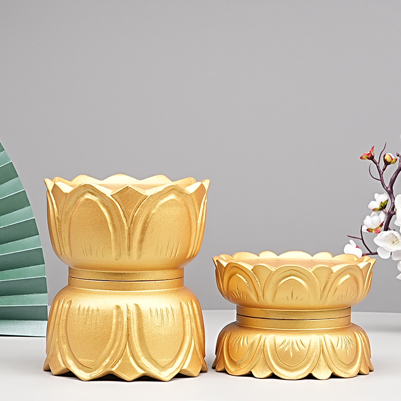 鎏金莲花底座观音菩萨底座