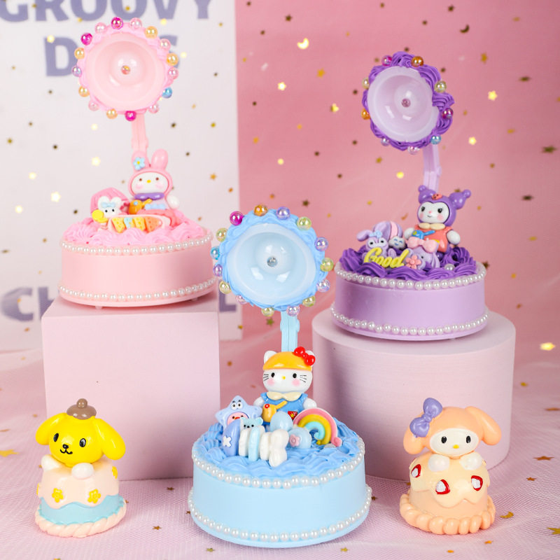 儿童diy手工奶油胶花朵小夜灯