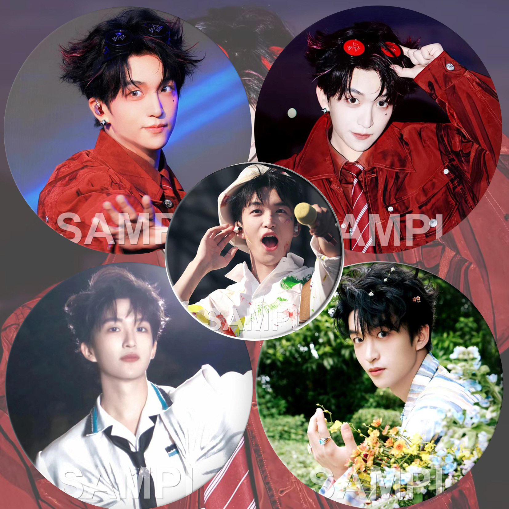 黄子弘凡周边吧唧明星爱豆胸针