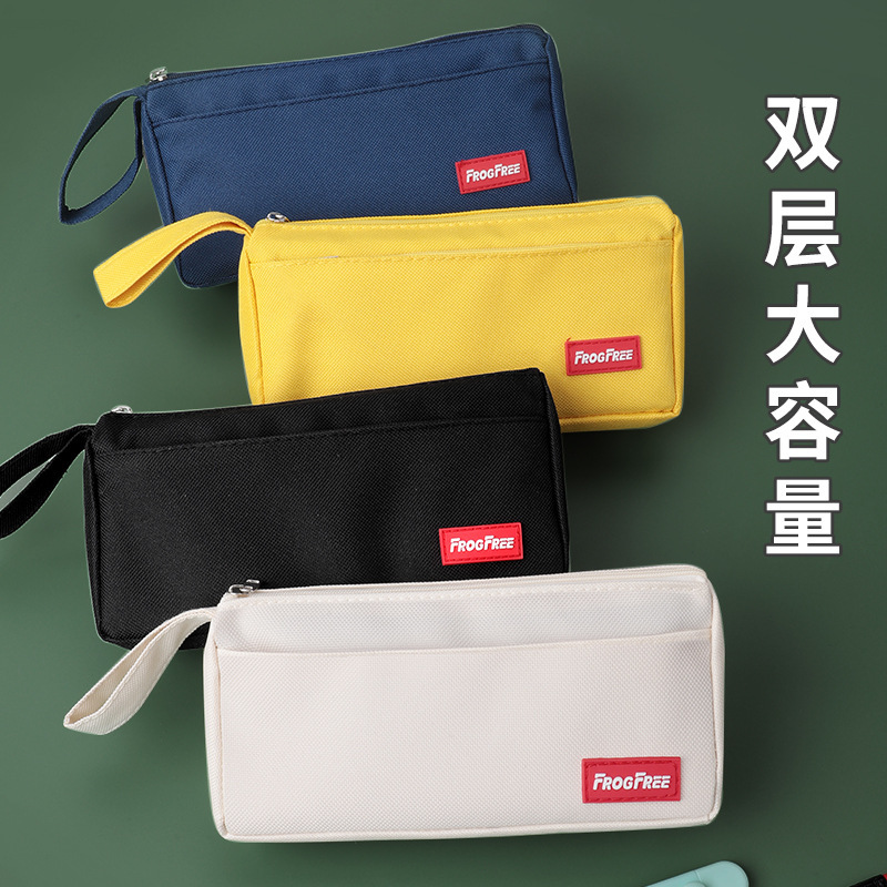 大容量简约笔袋文具盒ins风