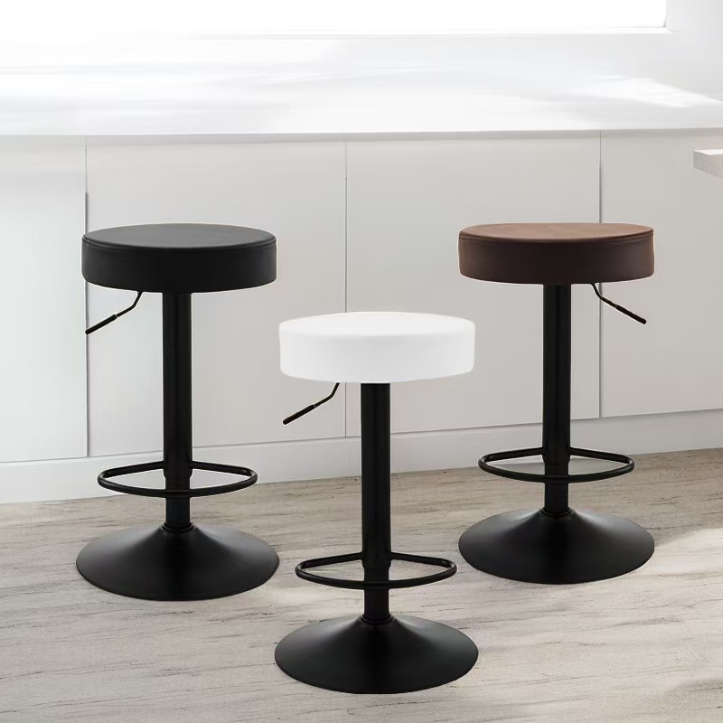 美容院专用凳子理发店美甲加高椅子升降旋转大工椅家用化妆圆凳子