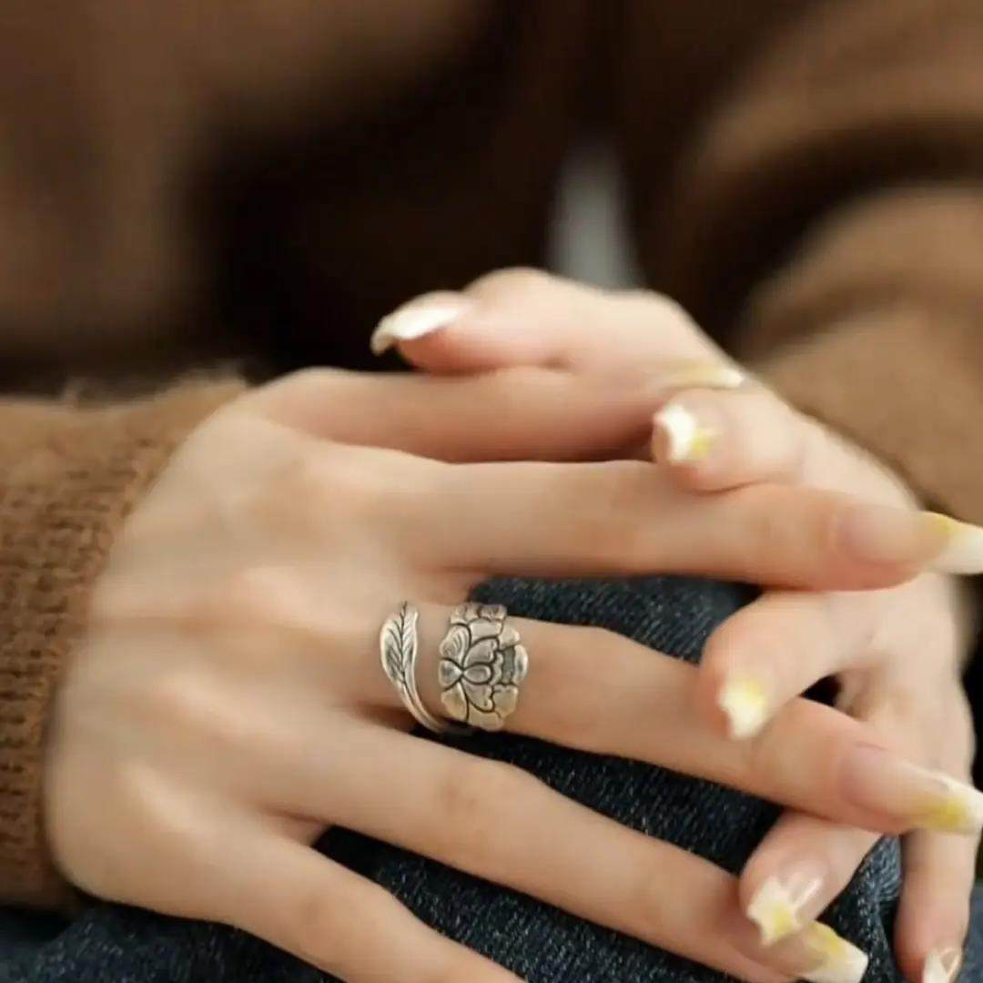 【国色芳华牡丹戒指】新