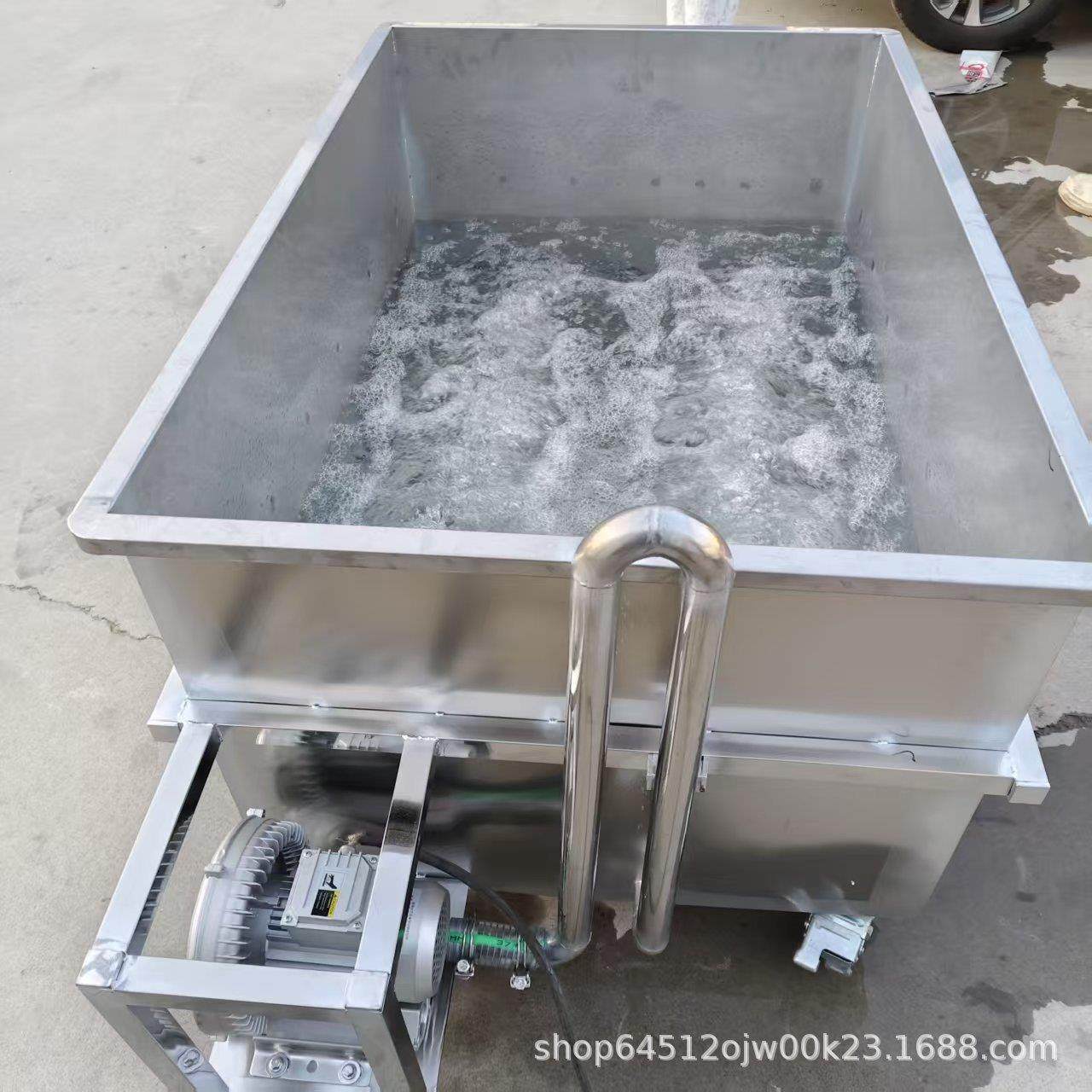 肉制品解冻机速冻猪肉鸡肉提升式解冻机气泡水浴解冻池现货