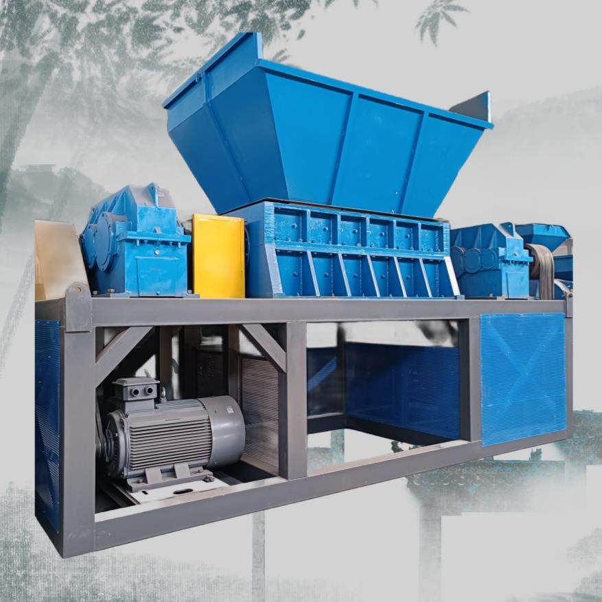 多功能轮胎工业固废垃圾橡胶再生利用双轴粉碎破碎撕碎机重型机械,机械设备,粉碎机,淘宝优惠券,粉丝福利购,淘宝优惠卷