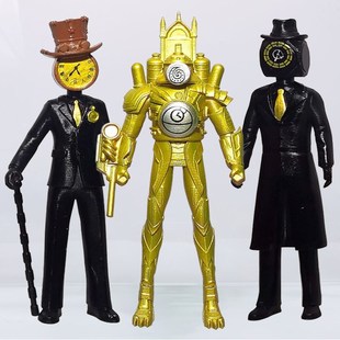 玩具公仔q模型儿童生日礼物电钻人监控人音响人手办 泰坦时钟王
