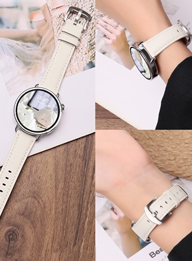 适用小米手表S4表带真皮新款41mm智能手表XiaomiWatchS4腕带女士款白色高级质感男商务休闲运动47mm替换配件