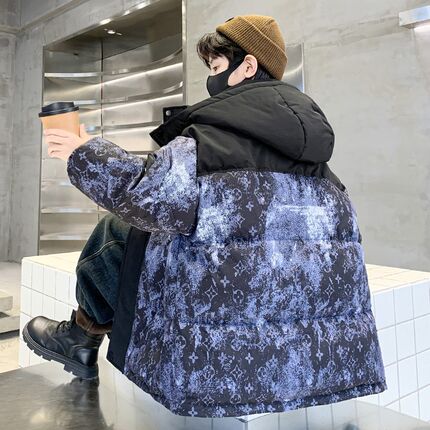 男童羽绒棉服中长款2024新w款儿童装冬季加厚棉衣外套男孩冬装棉