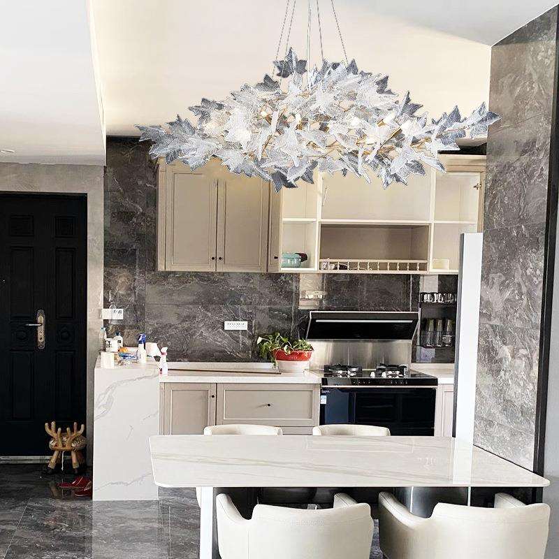 全铜吊灯餐厅吊灯客厅灯现代简约风格别墅酒店灯茶室创意轻奢吊灯