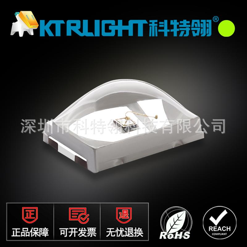 贴片LED2835模顶黄绿 2835凸头透镜黄绿灯珠 球头2835摸顶黄普绿