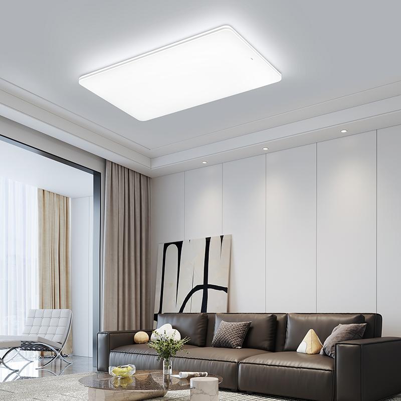灯书房吸顶灯简约自建房照明卧室米客厅灯具1.2TC超大led