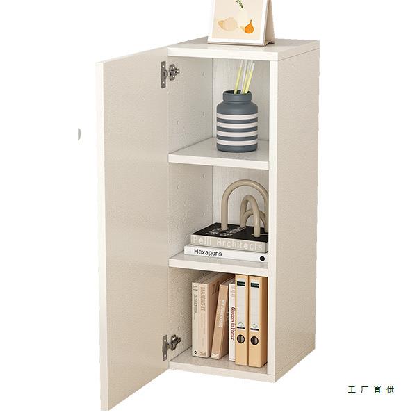 夹缝收纳细柜实木书架15 20 25 30cm窄边柜靠墙定 制超薄储物角柜