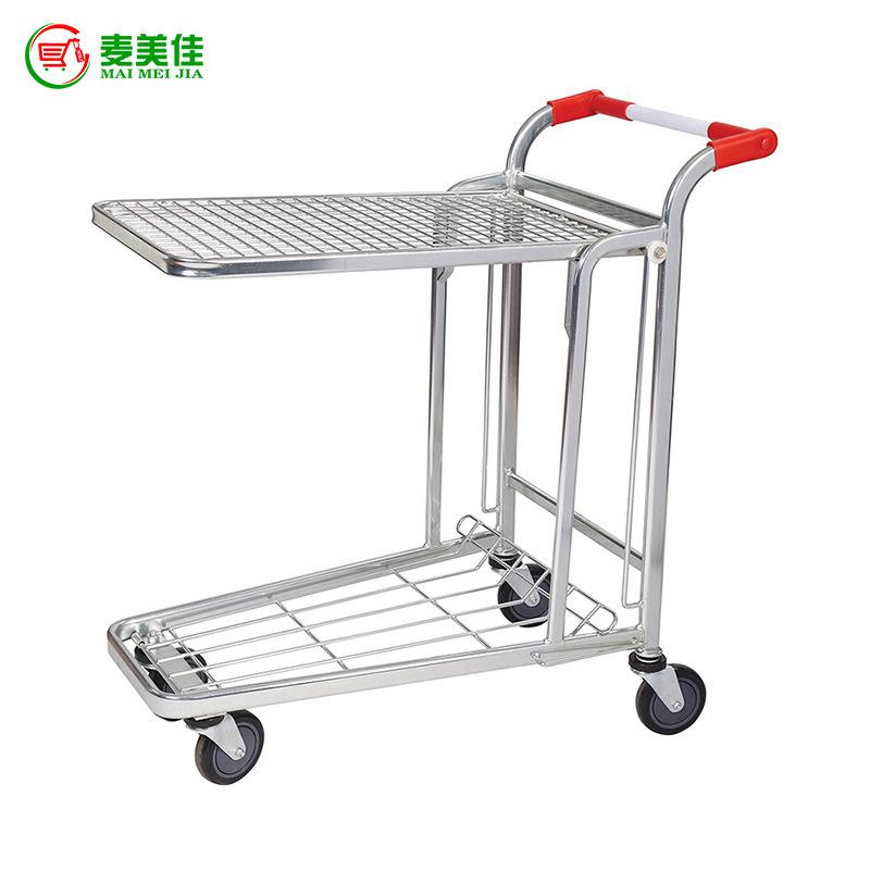 厂家双层理货车 电商物流拣货车 仓库金属拣货手推车 厂家直