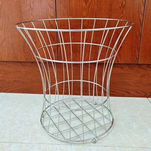 不锈钢毛巾框酒店客房浴巾污巾收纳篮简约布草筐宾馆酒店用品杂件