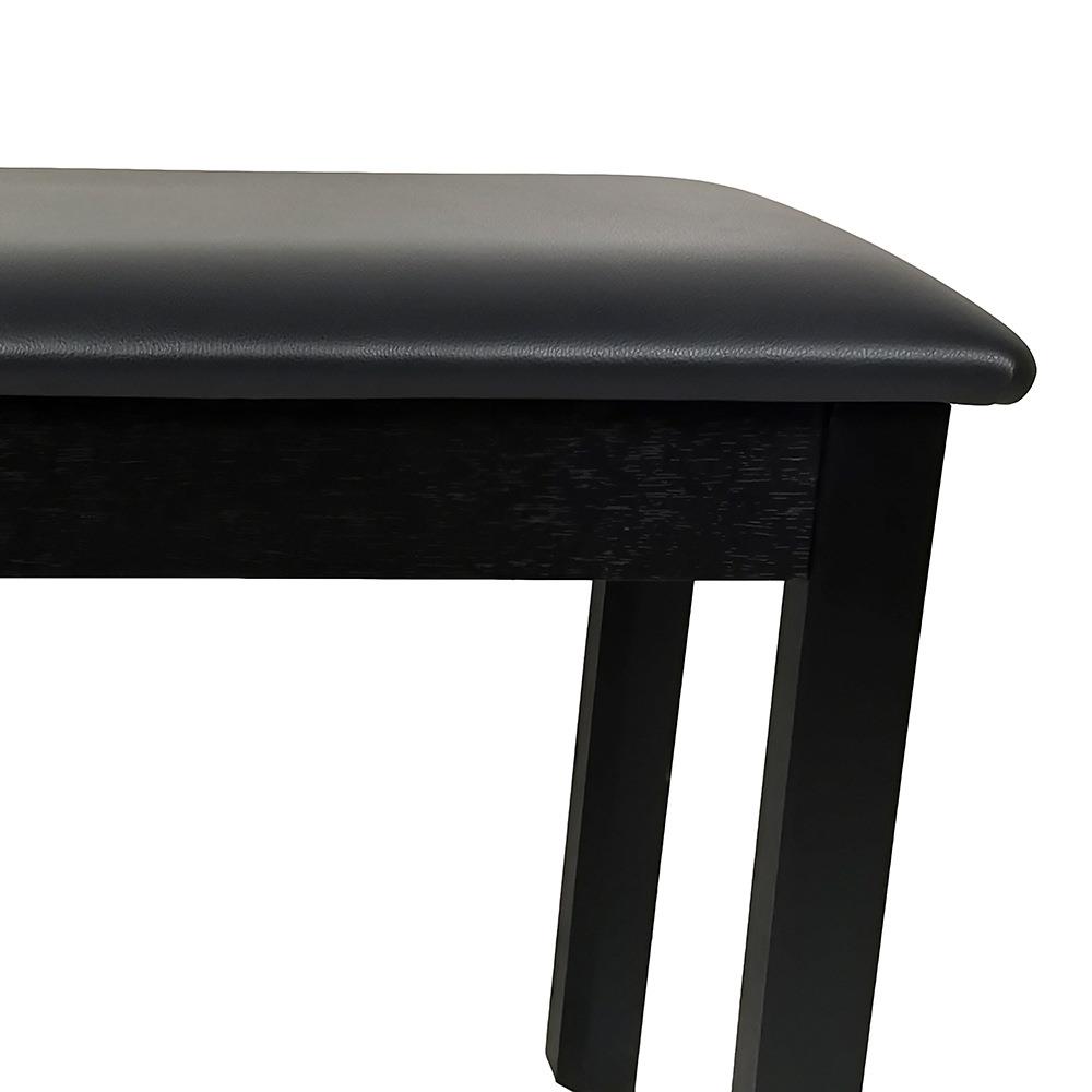 单人钢琴凳数码钢琴键盘凳618M高密海棉凳黑色家用木质练琴凳子