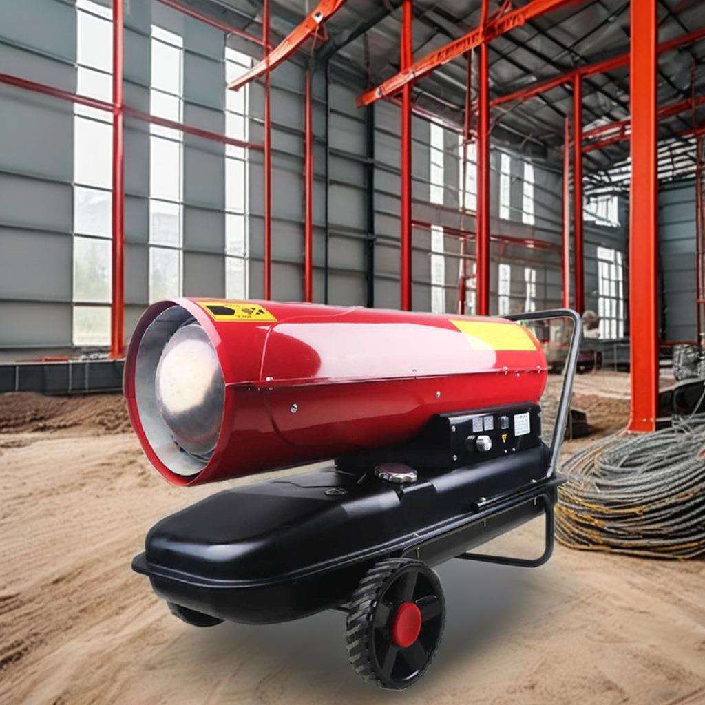 50KW数码显示厂房燃油热风炉 柴油取暖器养殖场育雏大棚暖风机