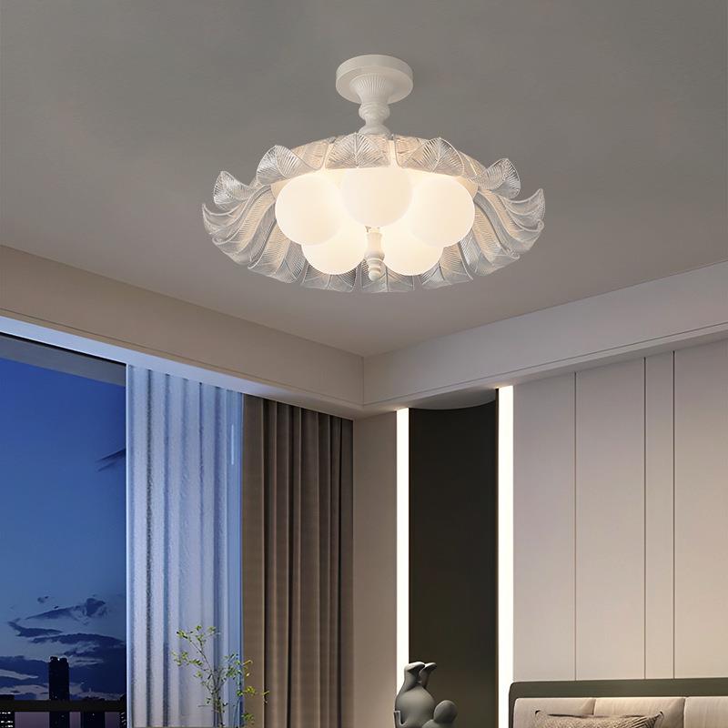 法式吸顶灯复古卧室吊灯2025新款水晶房间灯主卧灯中山灯具