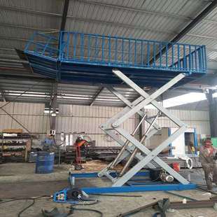 卸猪台3吨装卸猪升降机羊牛上下升降通道养殖场地磅升降台举升机