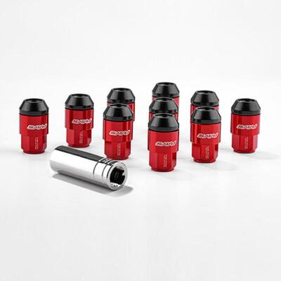 含税20pcs锻造螺帽螺母 铁+铝二合一螺母42mm长 Hex:19mm 12*1.25