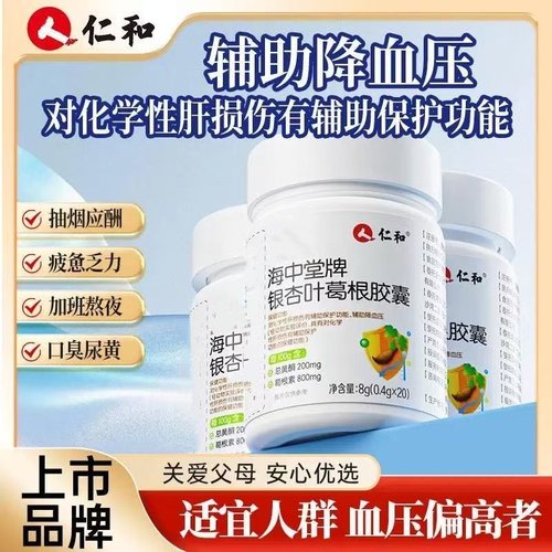 仁和海中堂牌银杏叶葛根胶