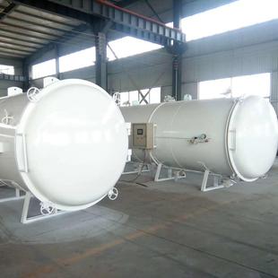 鑫烨电加热高温木材热风炉设备蒸汽木材烘干窑高频真空烘干罐