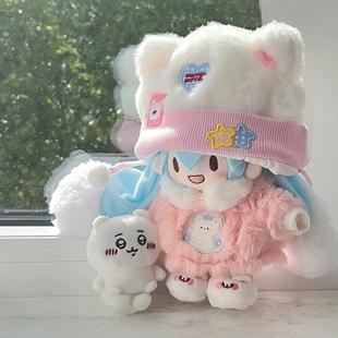 日本正版初音未来fufu公仔卡哇伊周边可爱玩偶公仔女生礼物