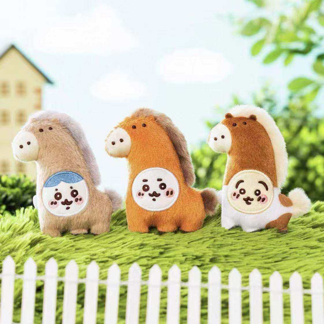 新品日本Chiikawa吉伊卡哇马年新品限定马头套乌萨奇 毛绒挂件,模玩/动漫/周边/娃圈三坑/桌游,动漫挂件/文具,淘宝优惠券,粉丝福利购,淘宝优惠卷