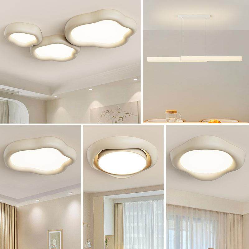 客厅吸顶灯现代简约创意新款全光谱护眼奶油风主卧室灯具套餐组合,3C数码配件,USB灯,淘宝优惠券,粉丝福利购,淘宝优惠卷