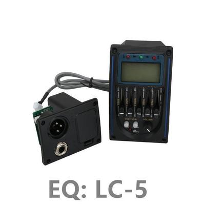 吉他EQ拾音器五段打板LC-PMLC-5民谣木吉他EQ压电拾音器带麦克风