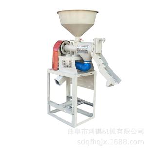 绥化家用碾米机视频 鸿祺组合磨米机 大米水稻谷子碾米机