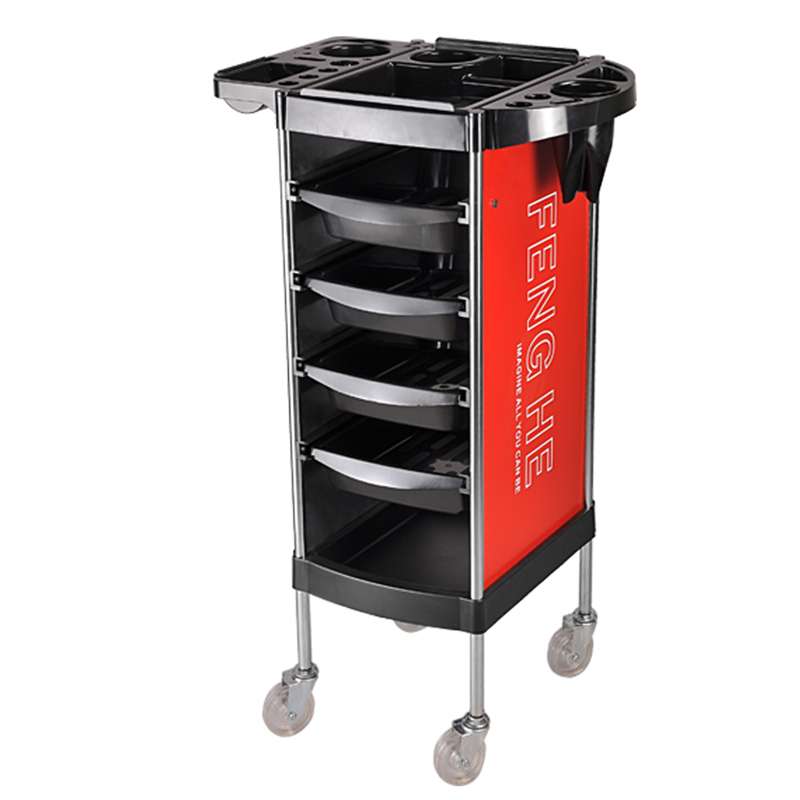 ?yyo新款美发推车发廊工具车多功能置物架美发杠车理发店烫染推