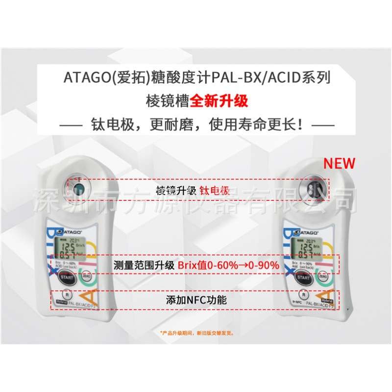 ATAGO爱拓便携式香蕉专用糖酸度计 PAL-BX/ACID 6 芭蕉酸度计