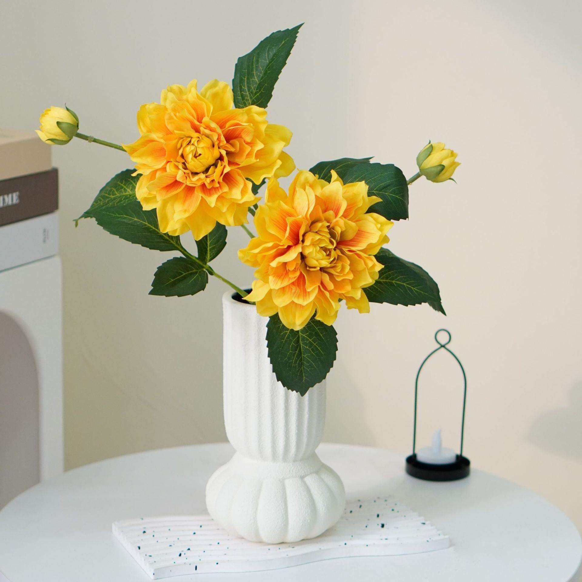 单支2头仿真大丽花酒店大厅装饰婚庆婚礼绢花假花人造花跨境,农机/农具/农膜,其它农用工具,淘宝优惠券,粉丝福利购,淘宝优惠卷