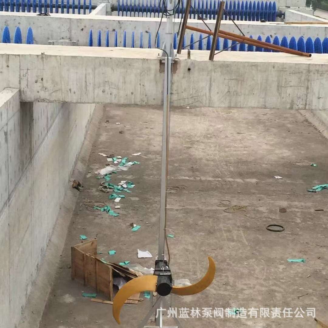 QJB水下潜水推进搅拌器 1.5kw 2.2kw 3kw不锈钢污水推流器