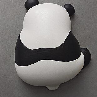 立体熊猫装饰墙贴墙洞电线墙面遮丑装饰盖卫生间遮挡神器墙壁贴画