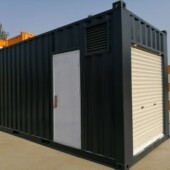 山东厂家根据客户需求供应卷帘门仓储集装 箱20尺仓储箱 箱特种集装