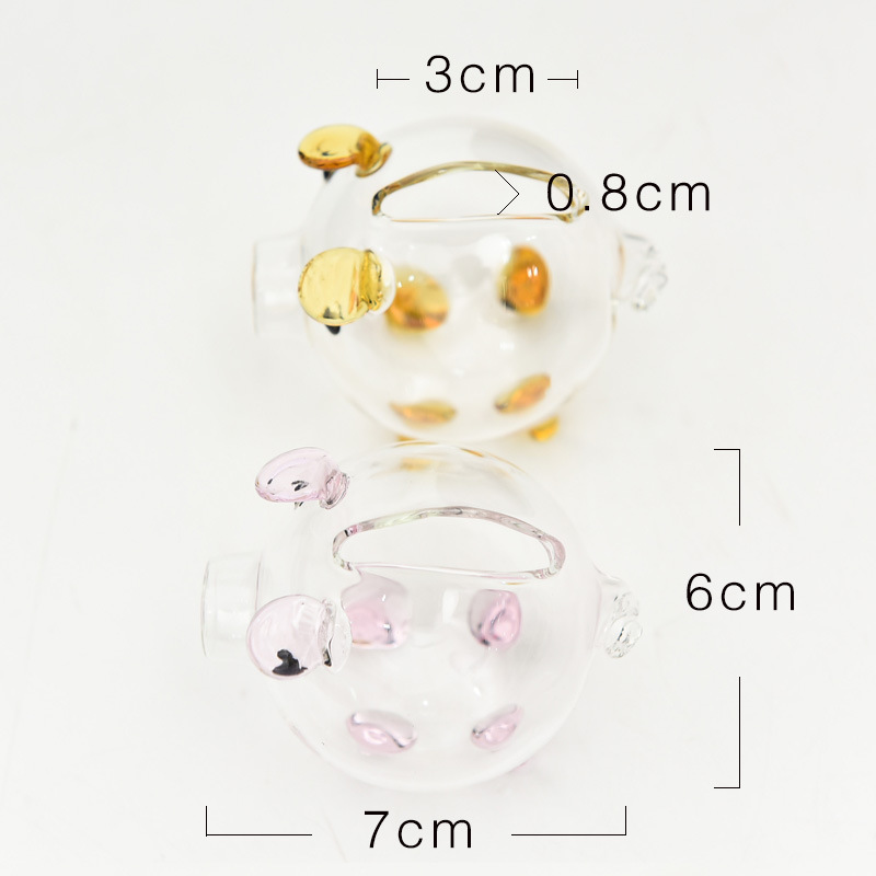 攒金豆豆透明存钱罐小猪玻璃瓶小金豆收纳瓶许愿瓶金豆收纳瓶福袋